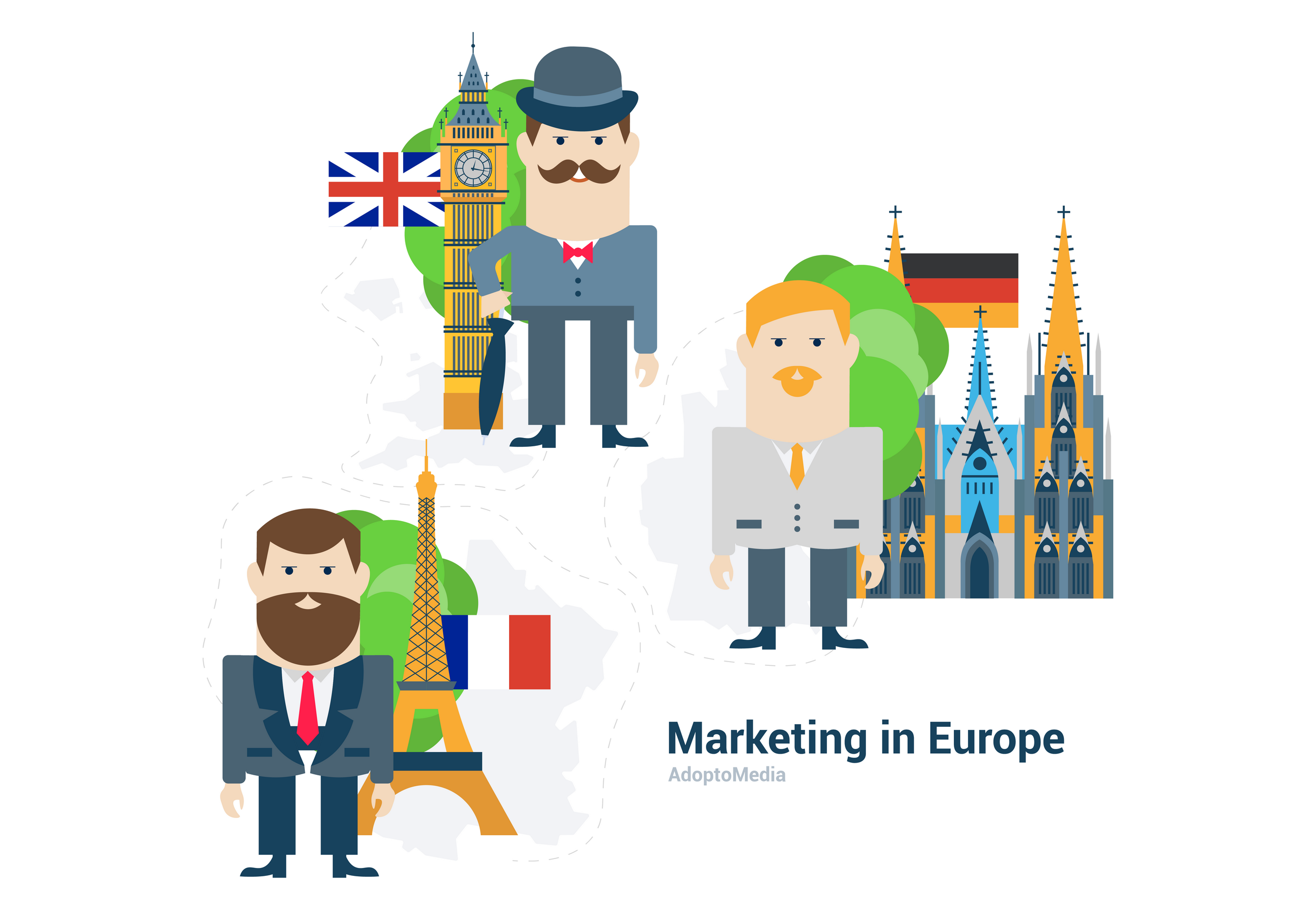 European marketing, EU marketing, the UK, France, Germany, marketing trends, ROMI measurement, ROMI increase, marketing automation, marketing technology, martech